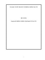 TÀI LIỆU THAM KHẢO   tài LIỆU TUYÊN TRUYỀN về PHÒNG CHỐNG tội PHẠM MA túy