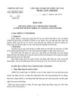 Báo cáo kết quả công tác Mặt trận tổ quốc việt nam cấp x, 6 tháng đầu năm