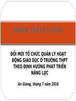DOI MOI TO CHUC QUAN LY HOAT DONG GIAO DUC o TRUONG THPT THEO DINH HUONG PHAT TRIEN NANG LUC