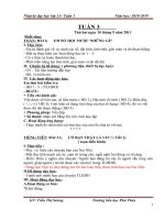 GIÁO án  năm học 2018 2019  KHỐI 2 tuần 3 (1) 