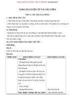 Giáo án luyện từ và câu lớp 4   cả năm giáo án điện tử lớp 4 