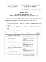 CHUONG TRINH LOP DA LIEU CO BAN đối tượng đã tốt nghiệp trung cấp ngành Y tế