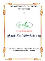 7  đề toán lớp 5 giữa kì II  1 10 