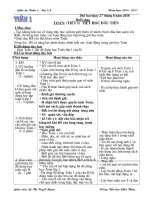 GIÁO án  năm học 2018 2019  KHỐI 1 tuần  (1) 