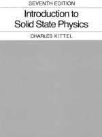 Charles kittel intro solid state physics 