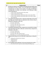 Bộ câu hỏi trắc nghiệm thiết kế cầu đường hầm giao thông có đáp án