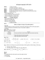 Giáo án ôn tập hè lớp 5 lên lớp 6 