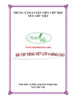 3  bài tập tiếng việt lớp 4 nâng cao 