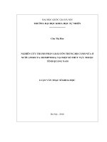 Nghiên cứu thành phần loài côn trùng bộ cánh nửa ở nước (insecta hemiptera) tại một số thủy vực thuộc tỉnh quảng nam 