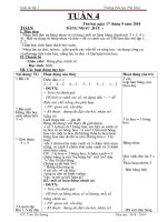 GIÁO án  năm học 2018 2019  KHỐI 1 tuần  (9) 