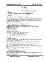 GIÁO án  năm học 2018 2019  KHỐI 2 tuân 1 (1) 