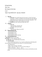 giáo án toán lớp 1 bài cộng các số tròn chục