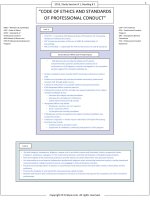 FinQuiz   smart summary, code of  ethics and standards off professional conduct 