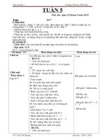 GIÁO án  năm học 2018 2019  KHỐI 1 tuần  (10) 