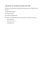 CẨM NANG THỊ TRƯỜNG PHÁI SINH VIỆT NAM