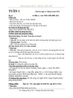 GIÁO án  năm học 2018 2019  KHỐI 4 tuần 1 (1) 