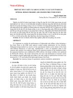 Thiết kế tối ưu hóa kết cấu khung xương và sat xi ô tô