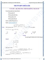 Vấn đề 1 hệ phương trình không chứa tham số 1 
