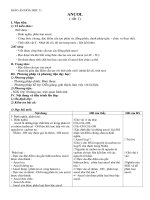 Giáo án Hóa học 11 bài 40: Ancol