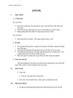 Giáo án Hóa học 11 bài 40: Ancol