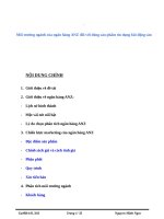 Môi trường ngành của ngân hàng ANZ đối với dòng sản phẩm tín dụng bất động sản 