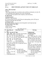 phân tích đề lập dàn ý bài văn nghị luận 