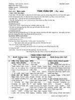 Giáo án bài "Tôi yêu em"