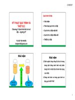 KT quá trình thiết bị 2 - Chương 3: Quá trình bốc hơi cô đặc ngưng tụ