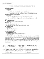 Giáo án Hóa học 11 bài 40: Ancol