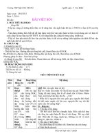 Giáo án bài viết số 1 - lớp 11