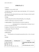 Giáo án Hóa học 11 bài 25: Ankan