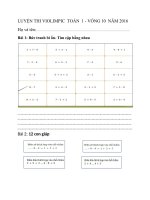 Violimpic toan 1 vong10  20162017 