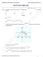Vấn đề 4 phương trình chứa tham số phần 3 