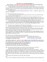 TRẢ LỜI  CÂU HỎI SGK SINH HỌC 10