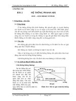 giáo trình Hệ thống phanh ABS