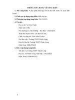 sáng kiến kinh nghiệm tin hoc thpt