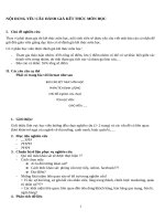 CAC YEU CAU DANH GIA KET THUC MON HOC