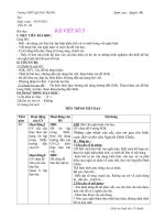 Giáo án Bài Viết số 3 - Lớp 11