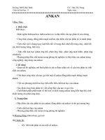 Giáo án Hóa học 11 bài 25: Ankan