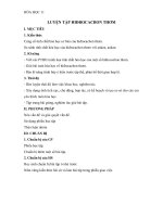 Giáo án Hóa học 11 bài 36: Luyện tập Hiđrocacbon thơm