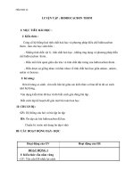 Giáo án Hóa học 11 bài 36: Luyện tập Hiđrocacbon thơm