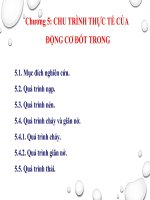 Chương 5 chu trình thực tế động cơ đốt trong