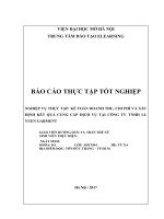 KẾ TOÁN DOANH THU, CHI PHÍ VÀ XÁC ĐỊNH KẾT QUẢ CUNG CẤP DỊCH VỤ TẠI CÔNG TY TNHH LIYUEN GARMENT