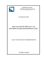 Đào tạo nguồn nhân lực tại bảo hiểm xã hội thành phố đà nẵng 