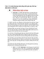 so sánh chương trình (tổng thể) giáo dục tiểu học hiện hành và đổi mới