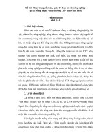 Thực trạng tổ chức, quản lý Hợp tác xã nông nghiệp  tại xã Đồng Thịnh  huyện Sông Lô  tỉnh Vĩnh Phúc