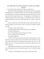 quy trình sản xuất ống gen nhựa  tại công ty cổ phần việt an 