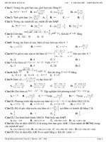 Dai so va giai tich 11 de thi hoc ki 2 