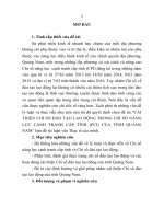 Cải thiện chỉ số đào tạo lao động trong chỉ số năng lực cạnh tranh cấp tỉnh (PCI) của tỉnh quảng nam (tt) 