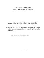 KẾ TOÁN TIỀN LƯƠNG VÀ CÁC KHOẢN TRÍCH THEO LƯƠNG TẠI CÔNG TY CỔ PHẦN QUẢN LÝ ĐIỂM ĐẾN CHÂU Á